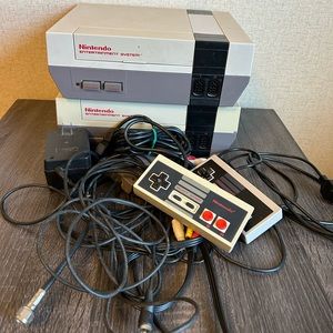 Nintendo NES Systems Two Untested Parts/Repair